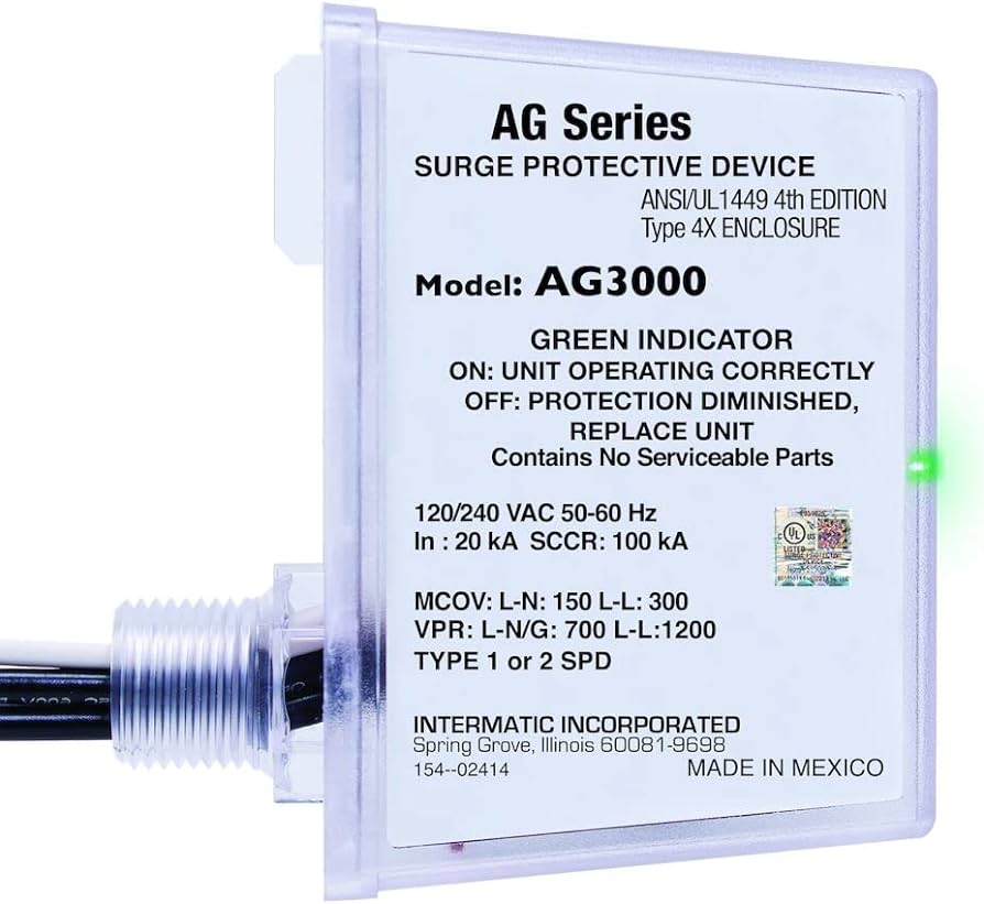 Surge Protective Device Model #AG3000